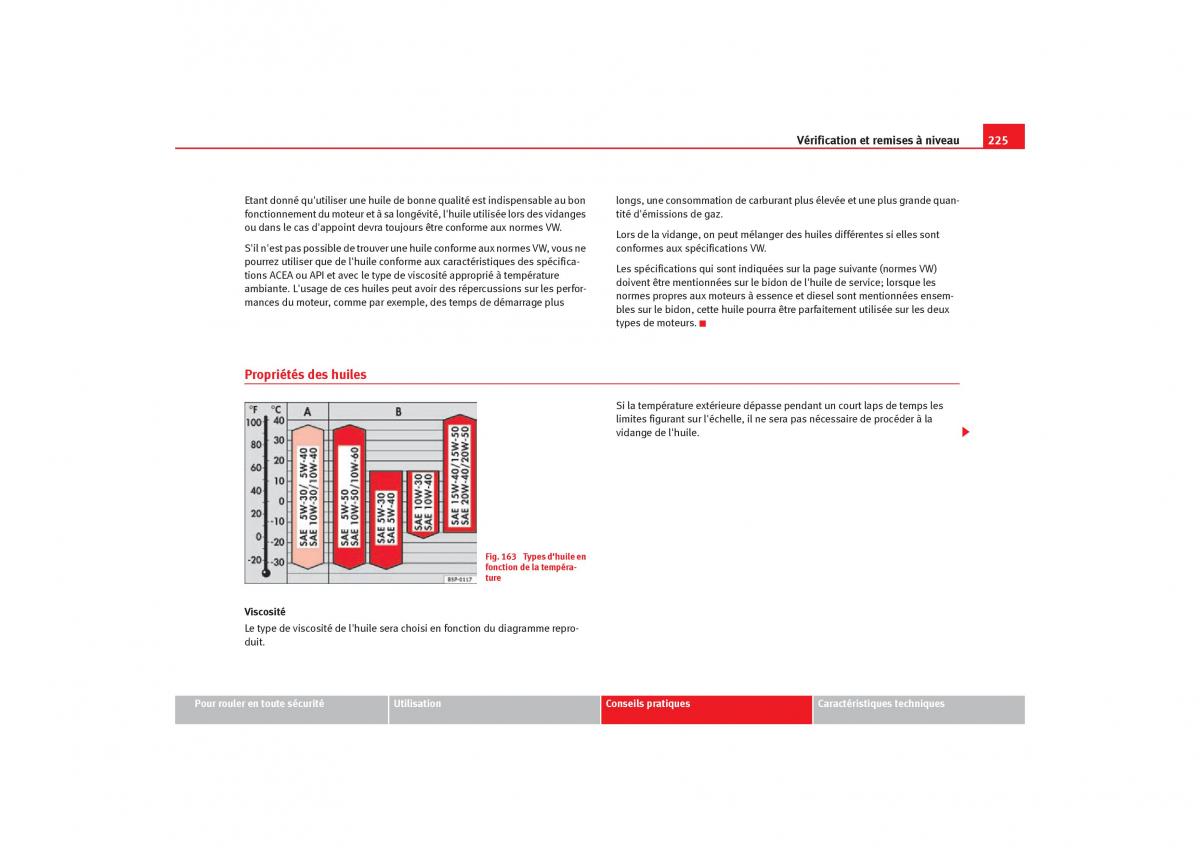 Seat Toledo III 3 manuel du proprietaire / page 227