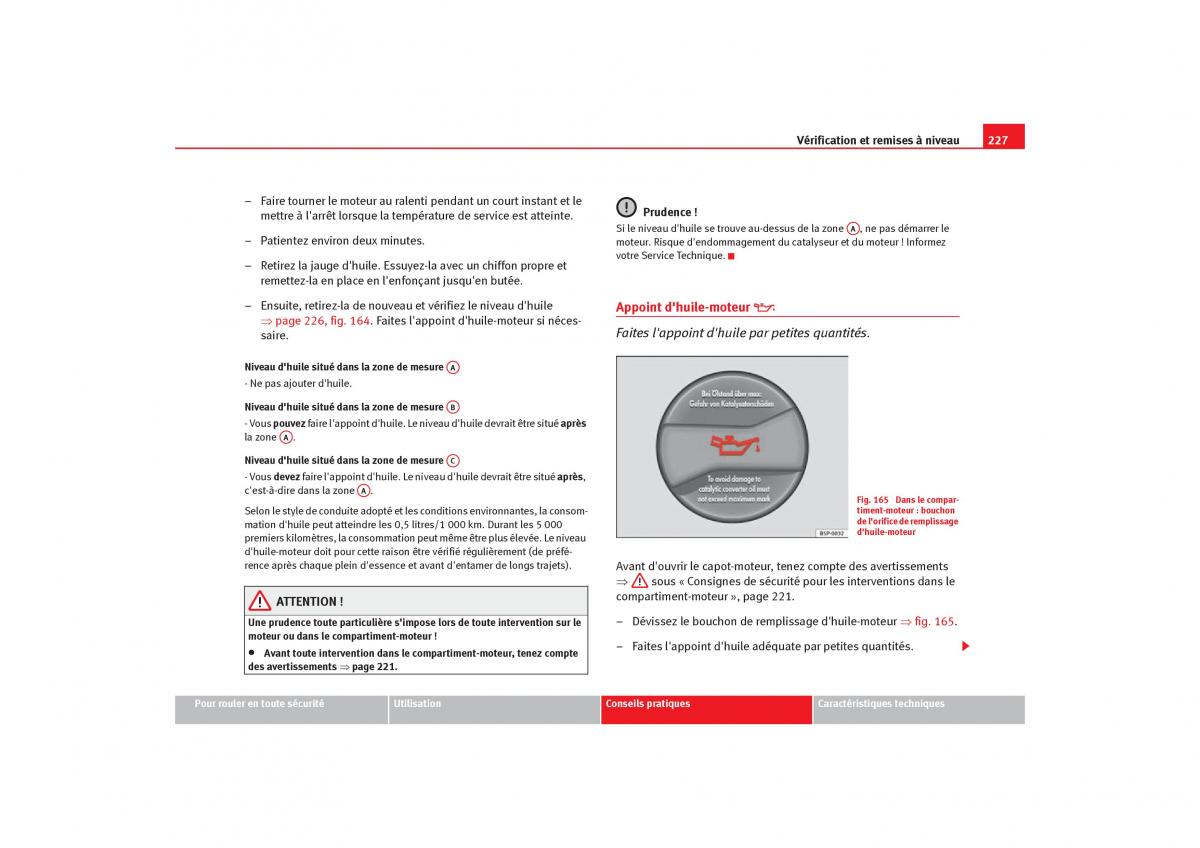 Seat Toledo III 3 manuel du proprietaire / page 229