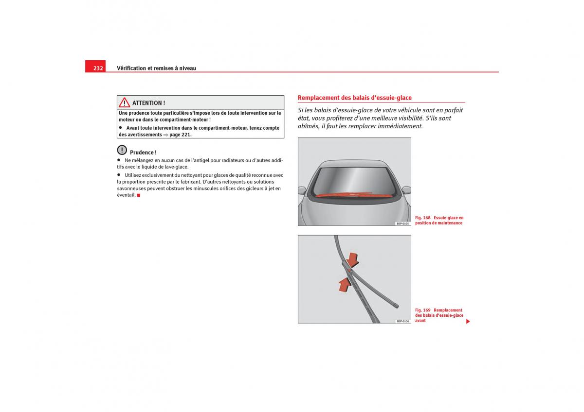 Seat Toledo III 3 manuel du proprietaire / page 234