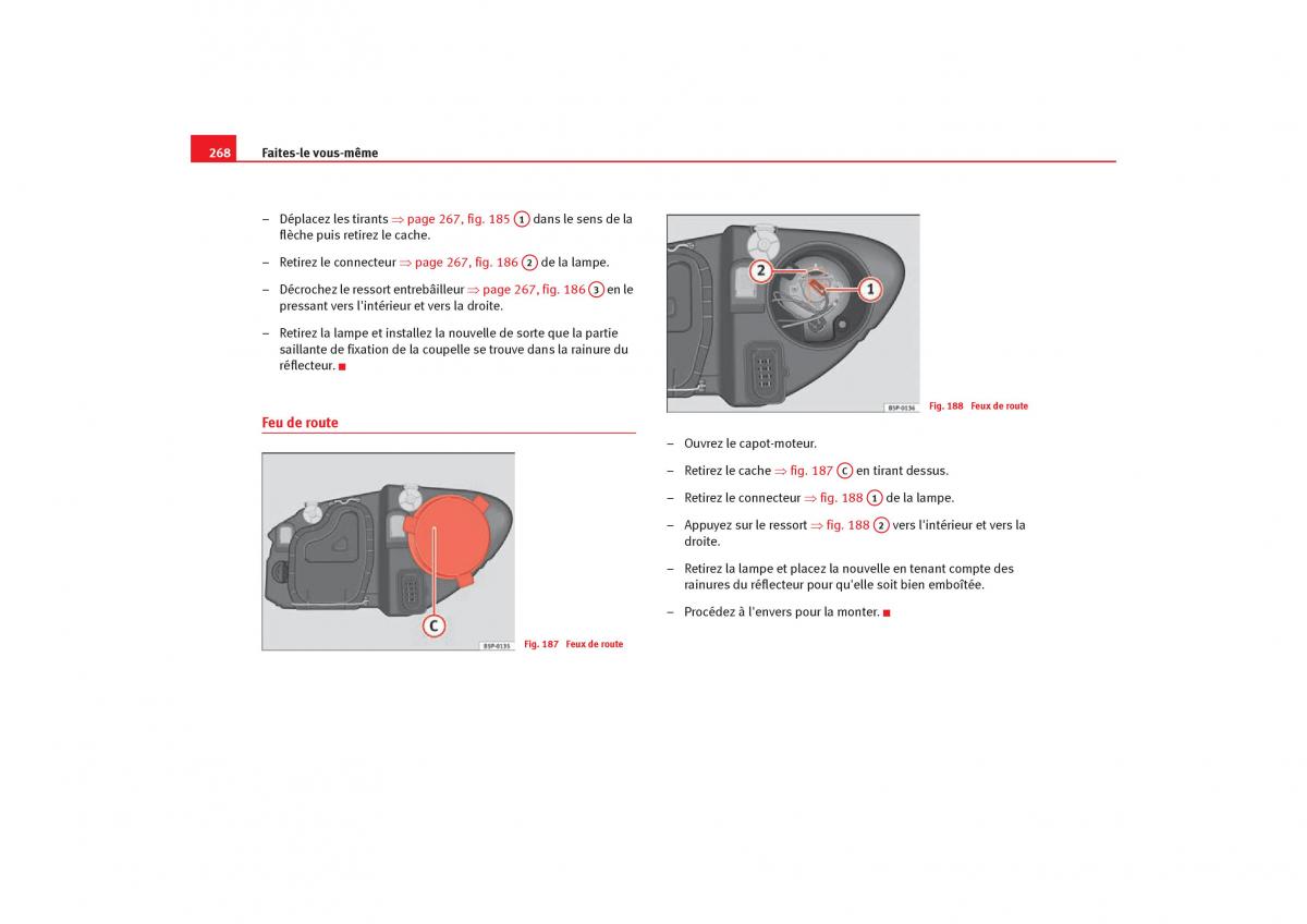 Seat Toledo III 3 manuel du proprietaire / page 270