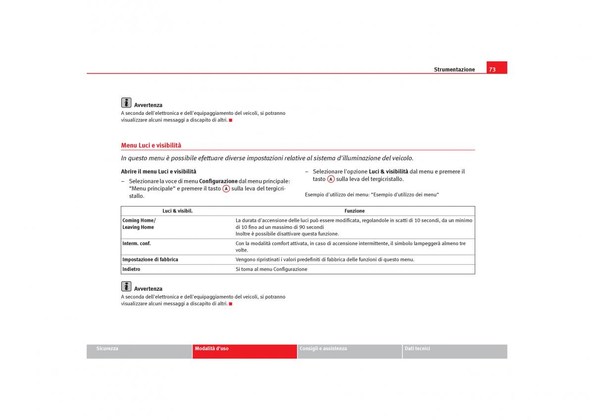 Seat Toledo III 3 manuale del proprietario / page 75