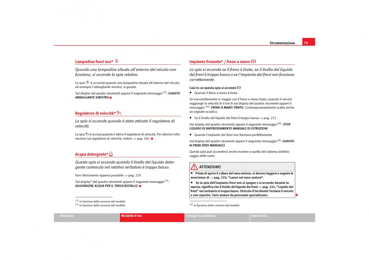 Seat Toledo III 3 manuale del proprietario / page 81