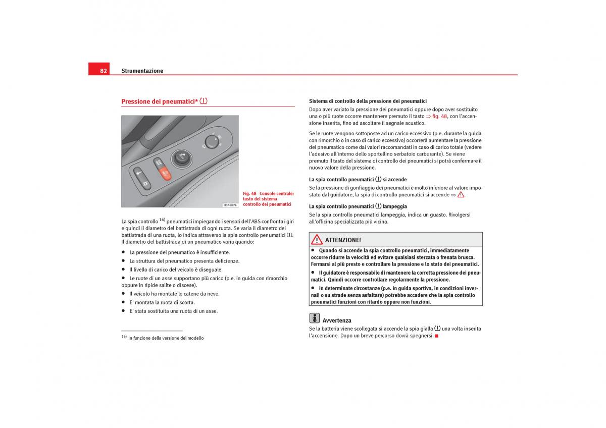 Seat Toledo III 3 manuale del proprietario / page 84