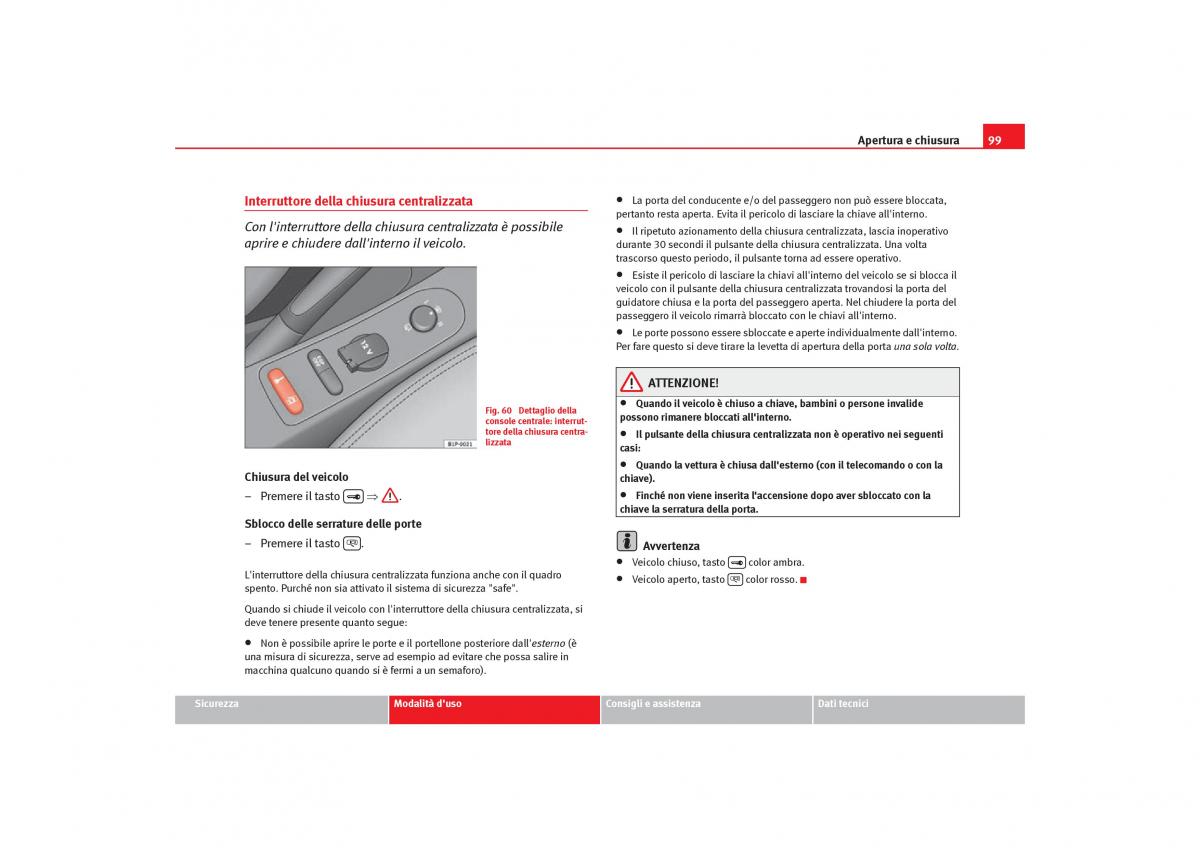 Seat Toledo III 3 manuale del proprietario / page 101