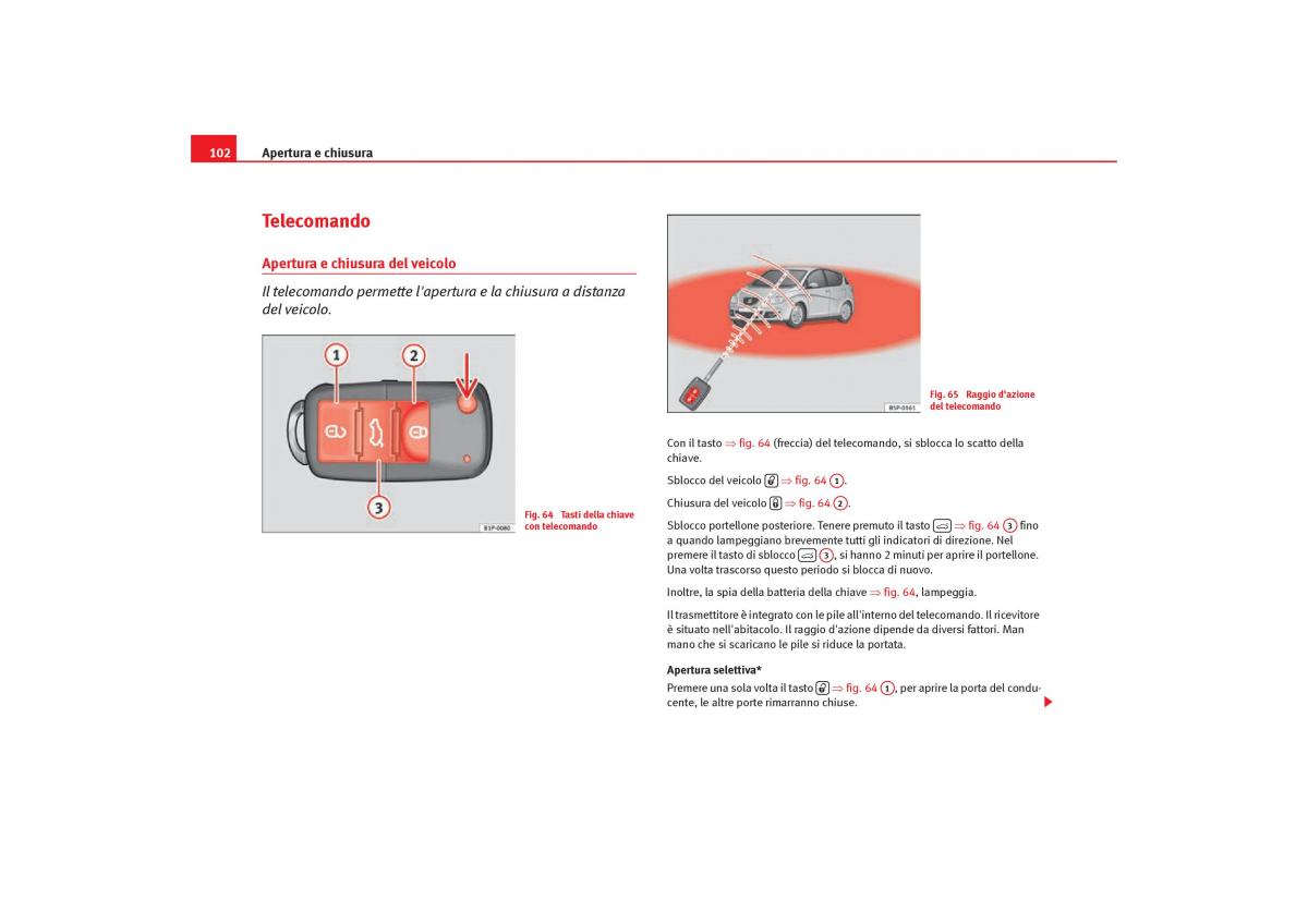 Seat Toledo III 3 manuale del proprietario / page 104