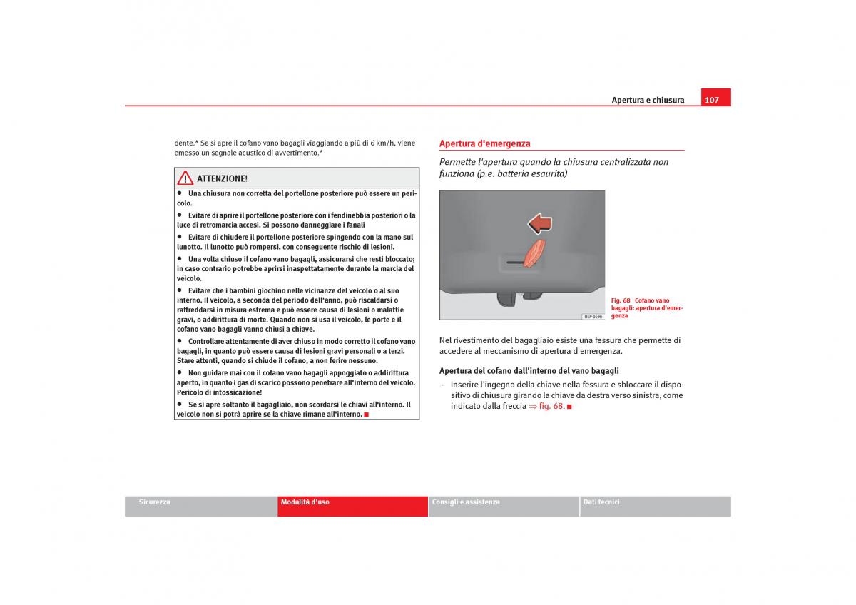 Seat Toledo III 3 manuale del proprietario / page 109