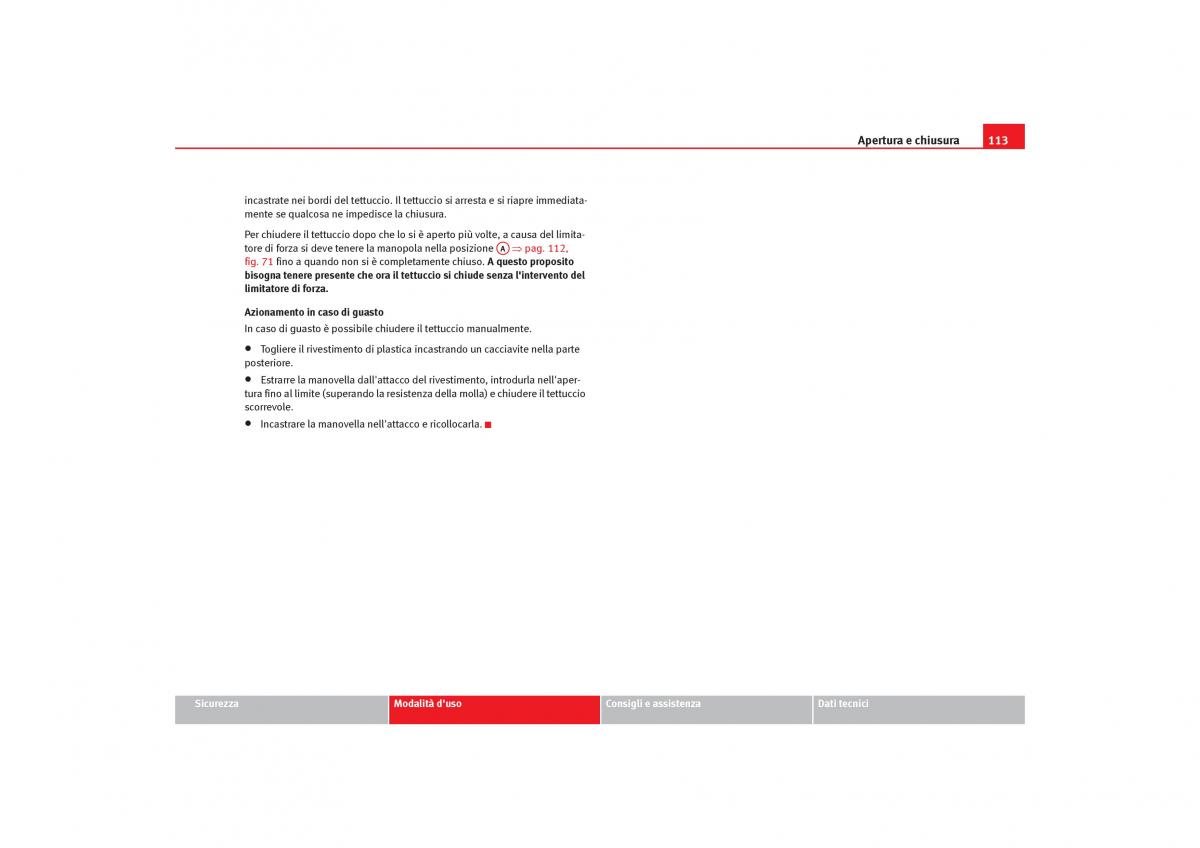 Seat Toledo III 3 manuale del proprietario / page 115