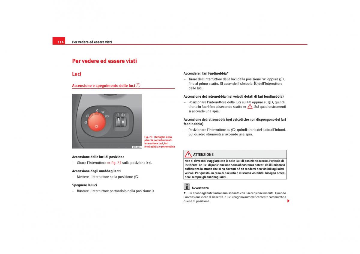 Seat Toledo III 3 manuale del proprietario / page 116