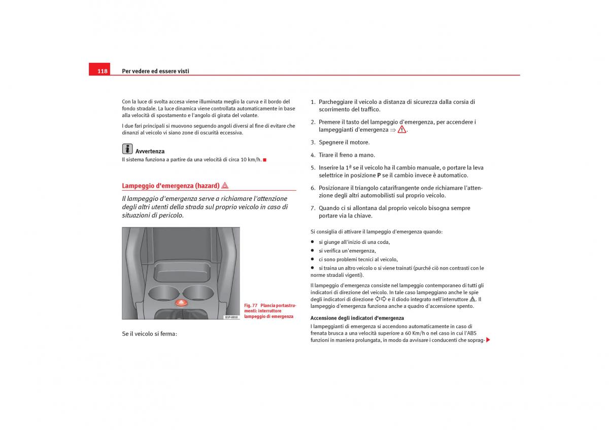 Seat Toledo III 3 manuale del proprietario / page 120