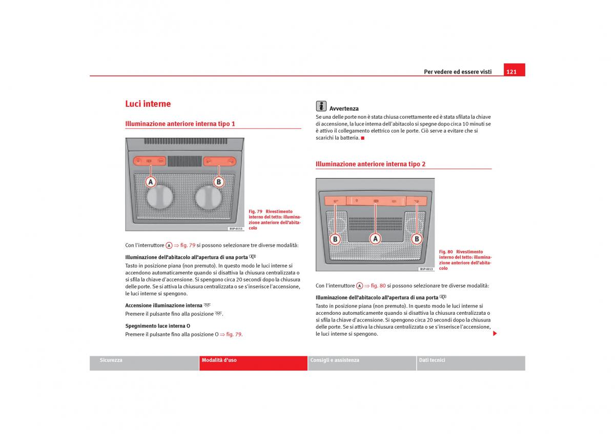 Seat Toledo III 3 manuale del proprietario / page 123