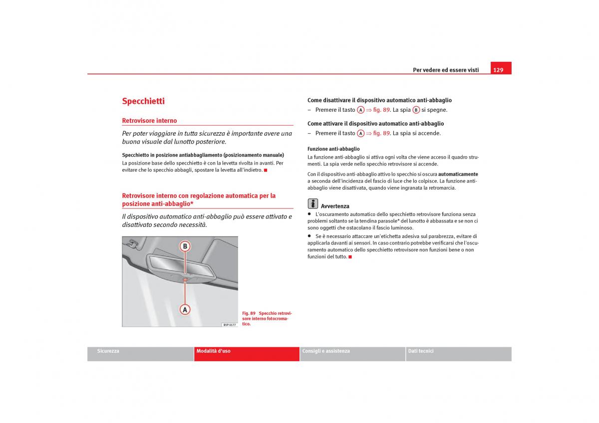 Seat Toledo III 3 manuale del proprietario / page 131