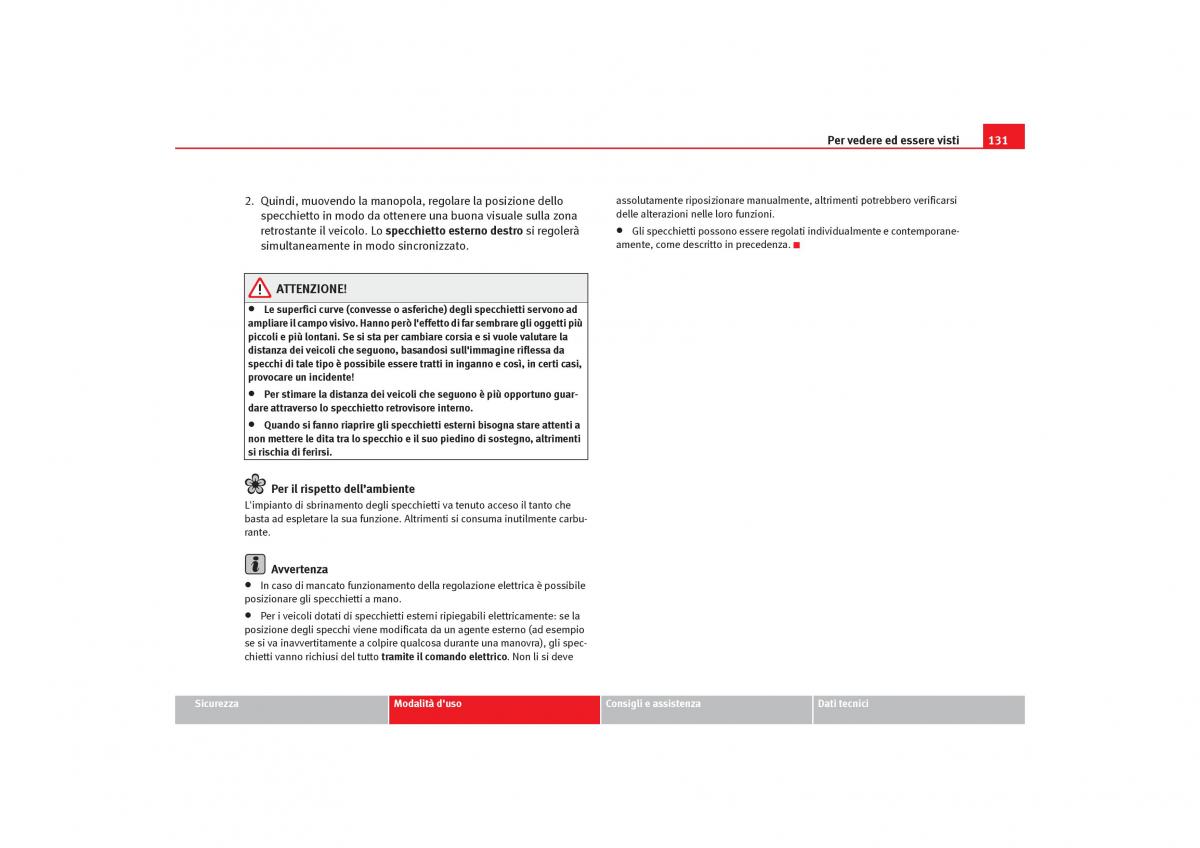 Seat Toledo III 3 manuale del proprietario / page 133