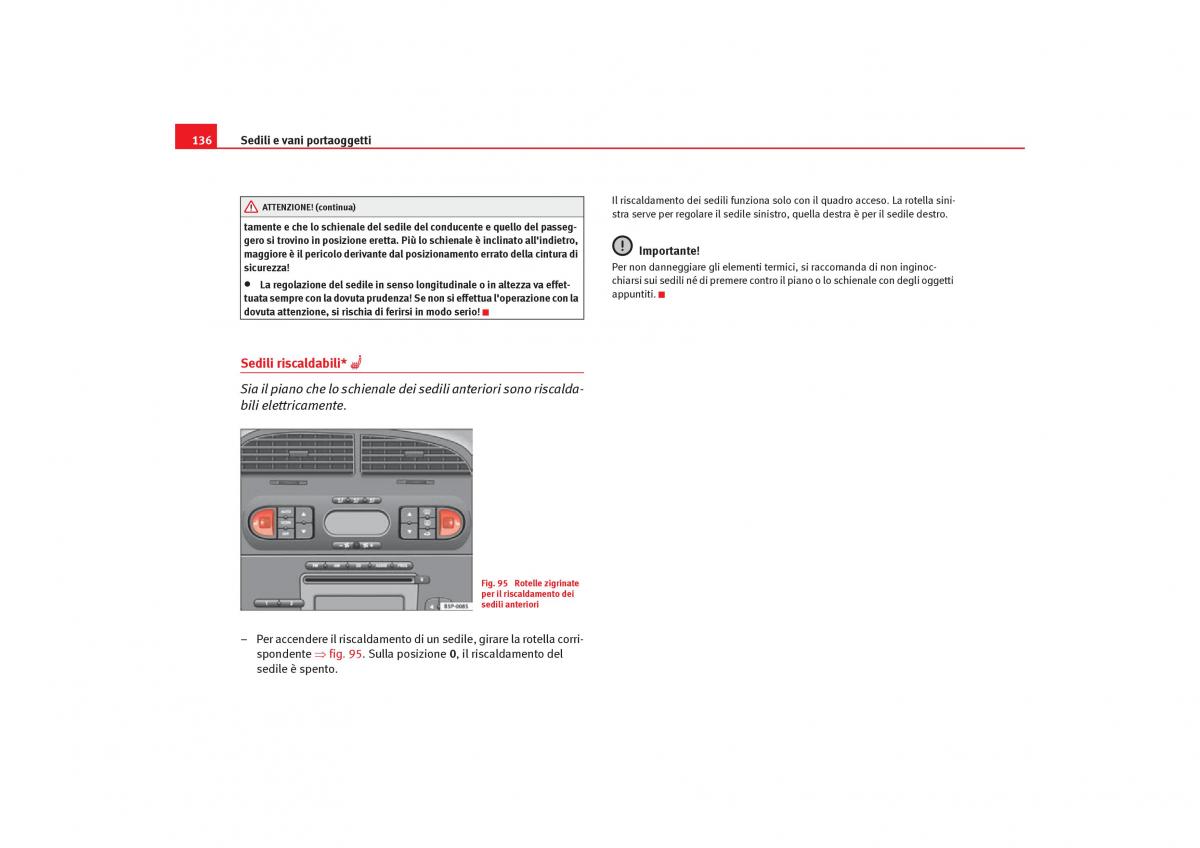 Seat Toledo III 3 manuale del proprietario / page 138