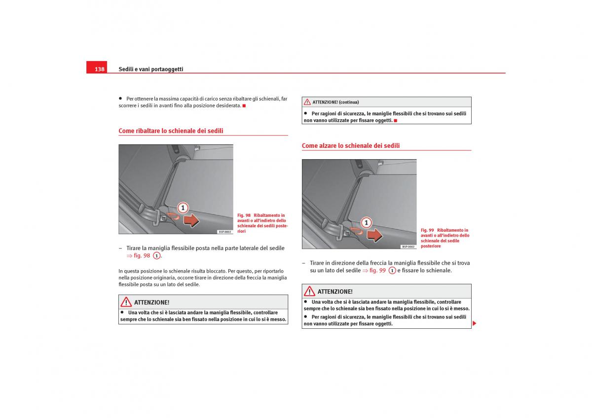 Seat Toledo III 3 manuale del proprietario / page 140