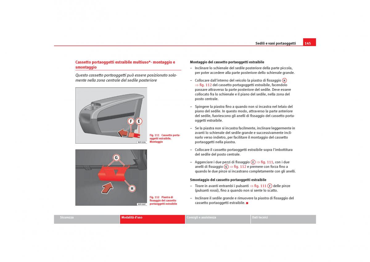 Seat Toledo III 3 manuale del proprietario / page 147