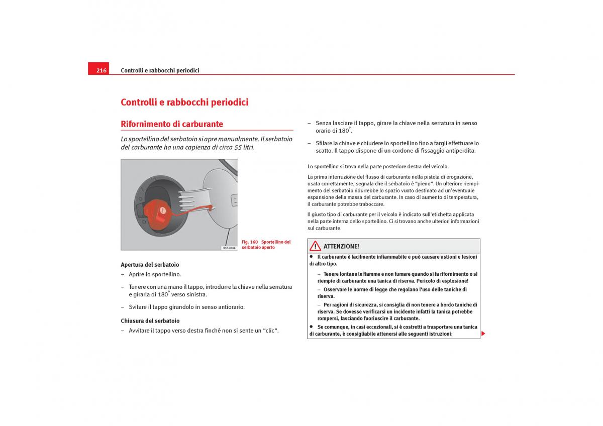 Seat Toledo III 3 manuale del proprietario / page 218