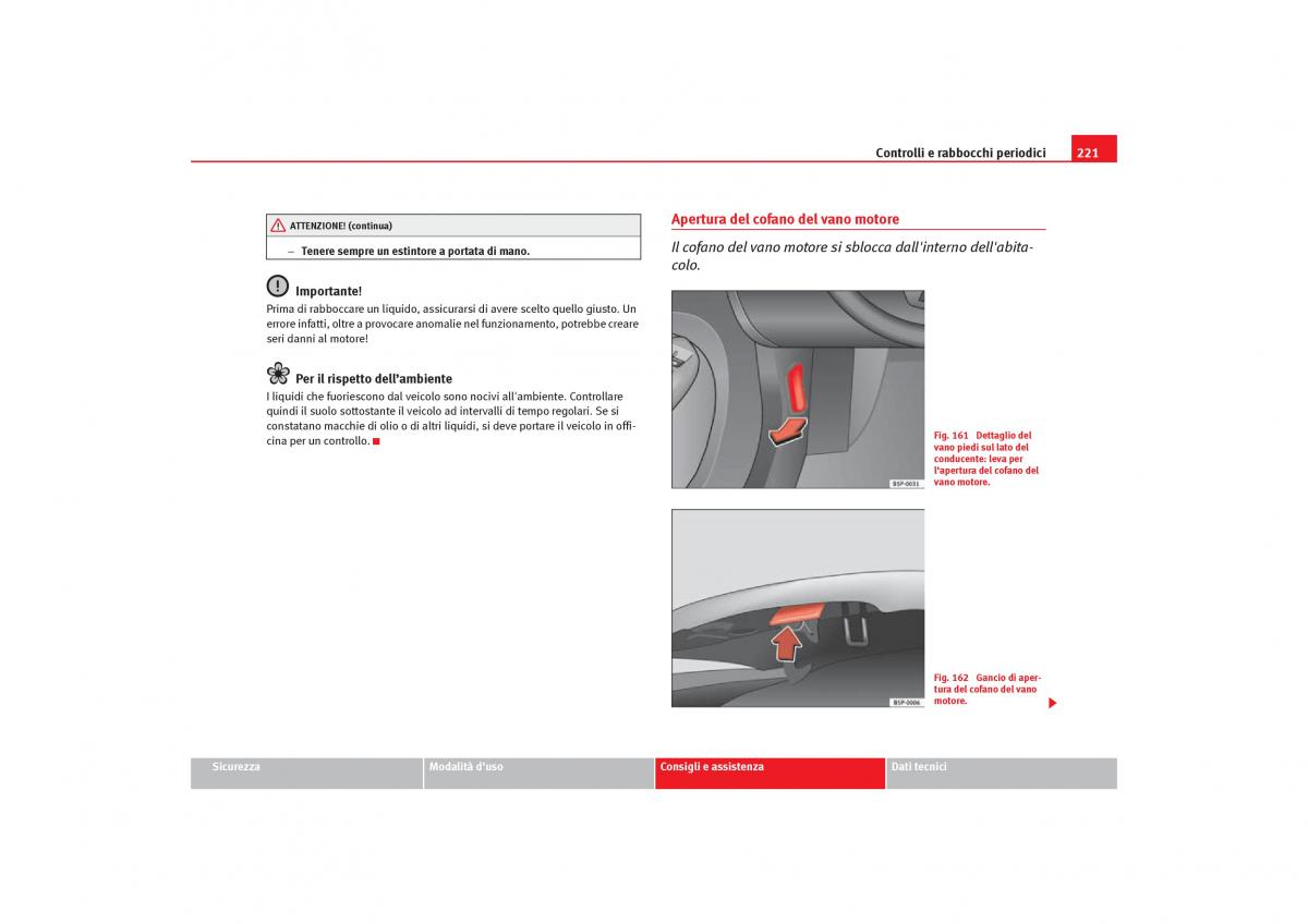 Seat Toledo III 3 manuale del proprietario / page 223