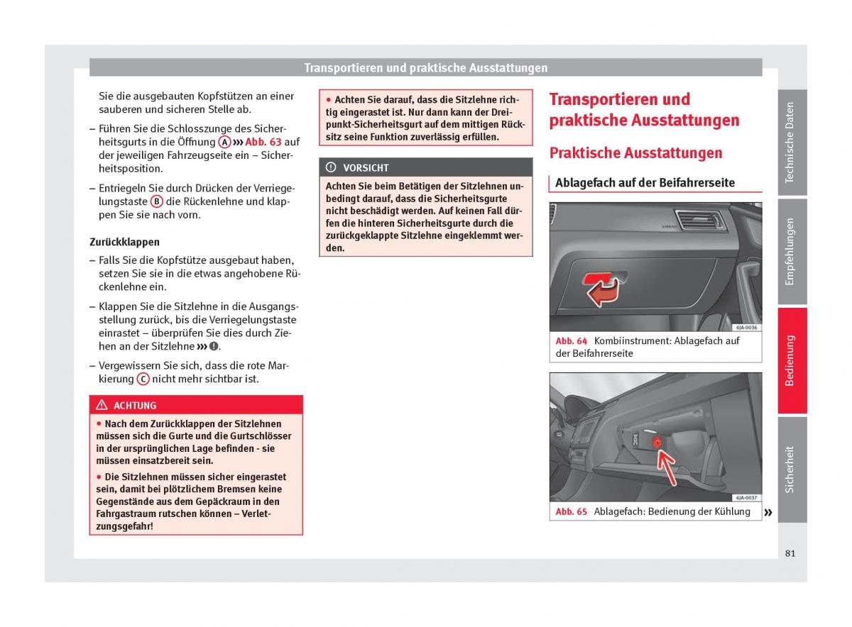 Seat Toledo IV 4 Handbuch / page 83