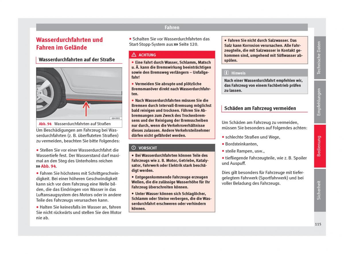 Seat Toledo IV 4 Handbuch / page 117