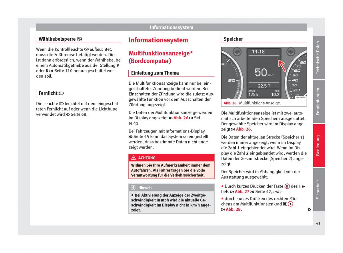 Seat Toledo IV 4 Handbuch / page 43