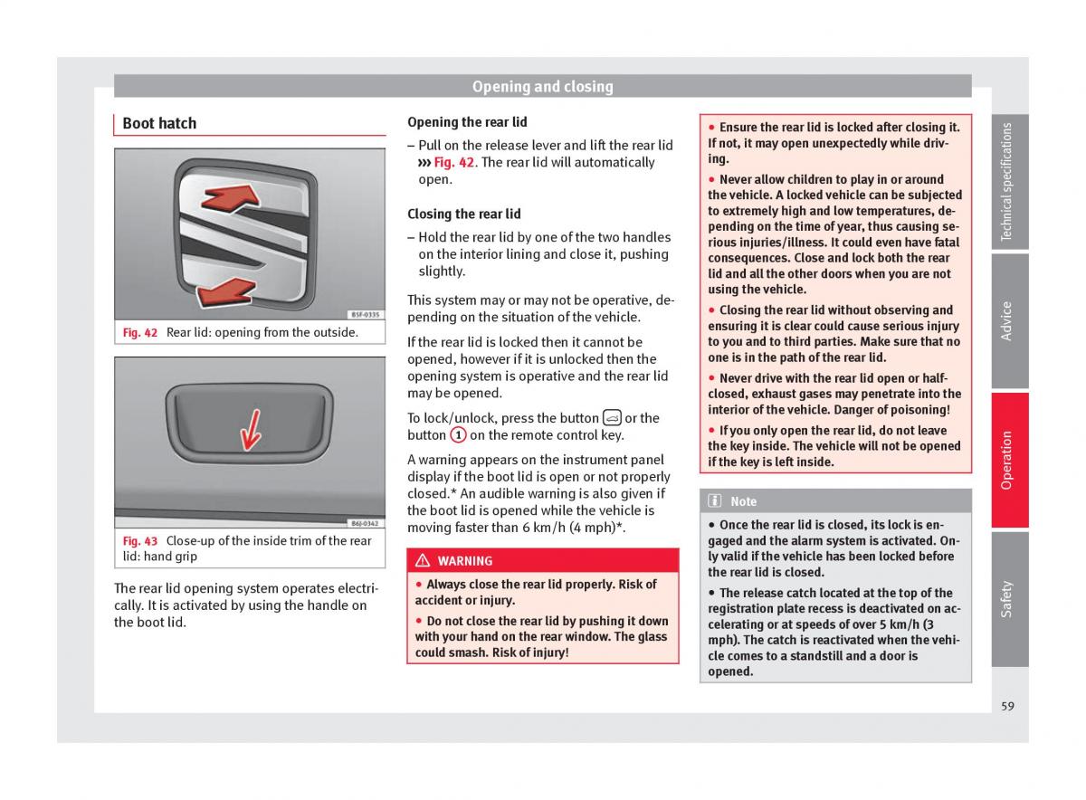 Seat Toledo IV 4 owners manual / page 61