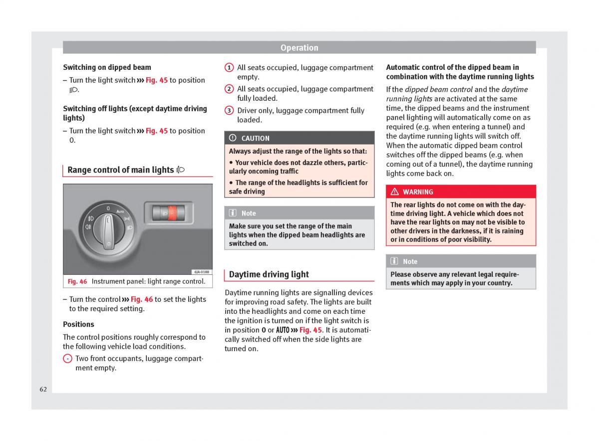 Seat Toledo IV 4 owners manual / page 64