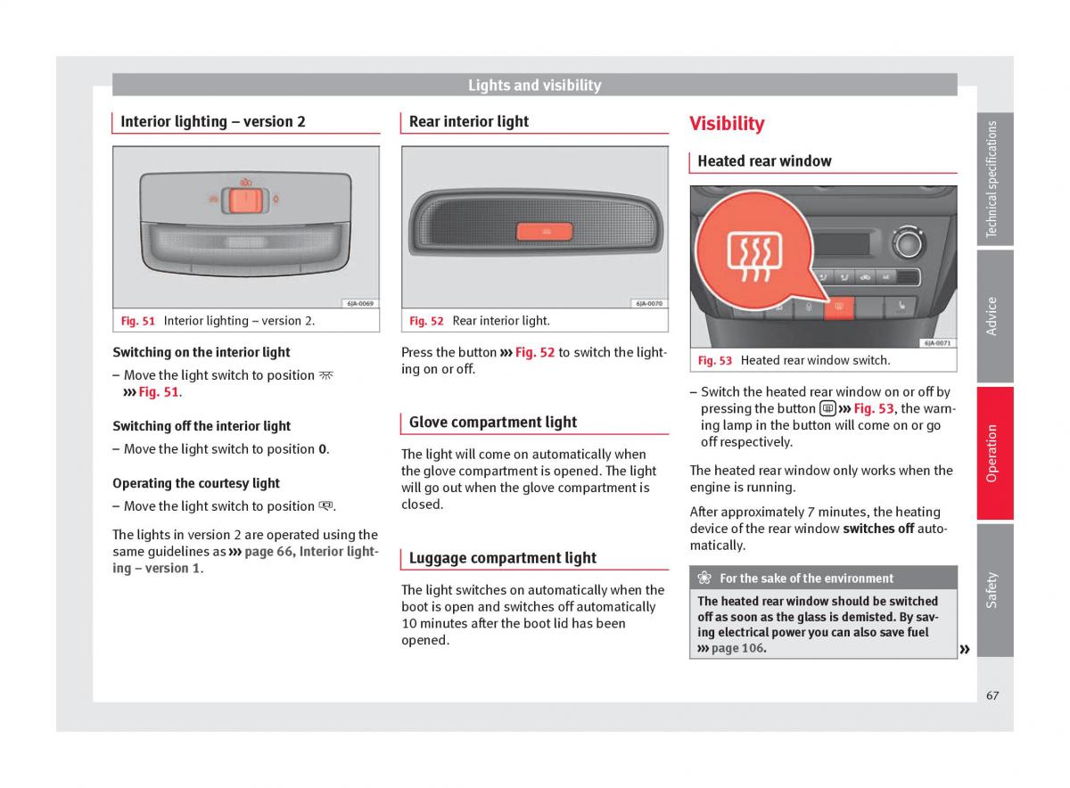 Seat Toledo IV 4 owners manual / page 69