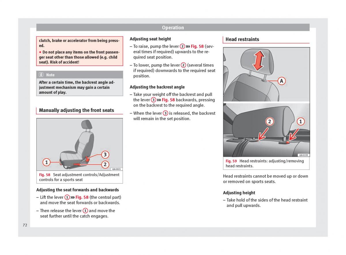 Seat Toledo IV 4 owners manual / page 74