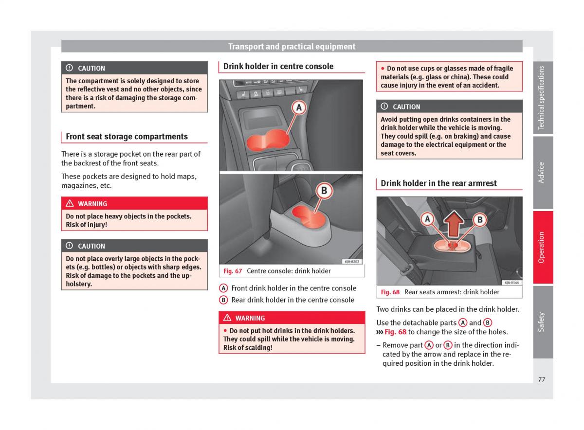 Seat Toledo IV 4 owners manual / page 79