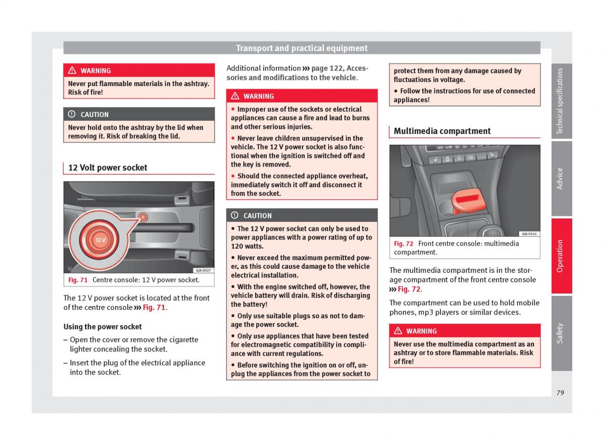 Seat Toledo IV 4 owners manual / page 81