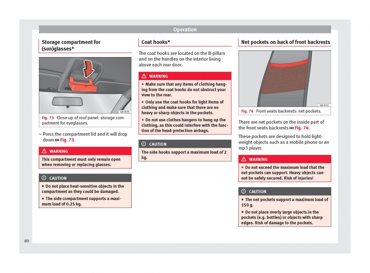 Seat Toledo IV 4 owners manual / page 82