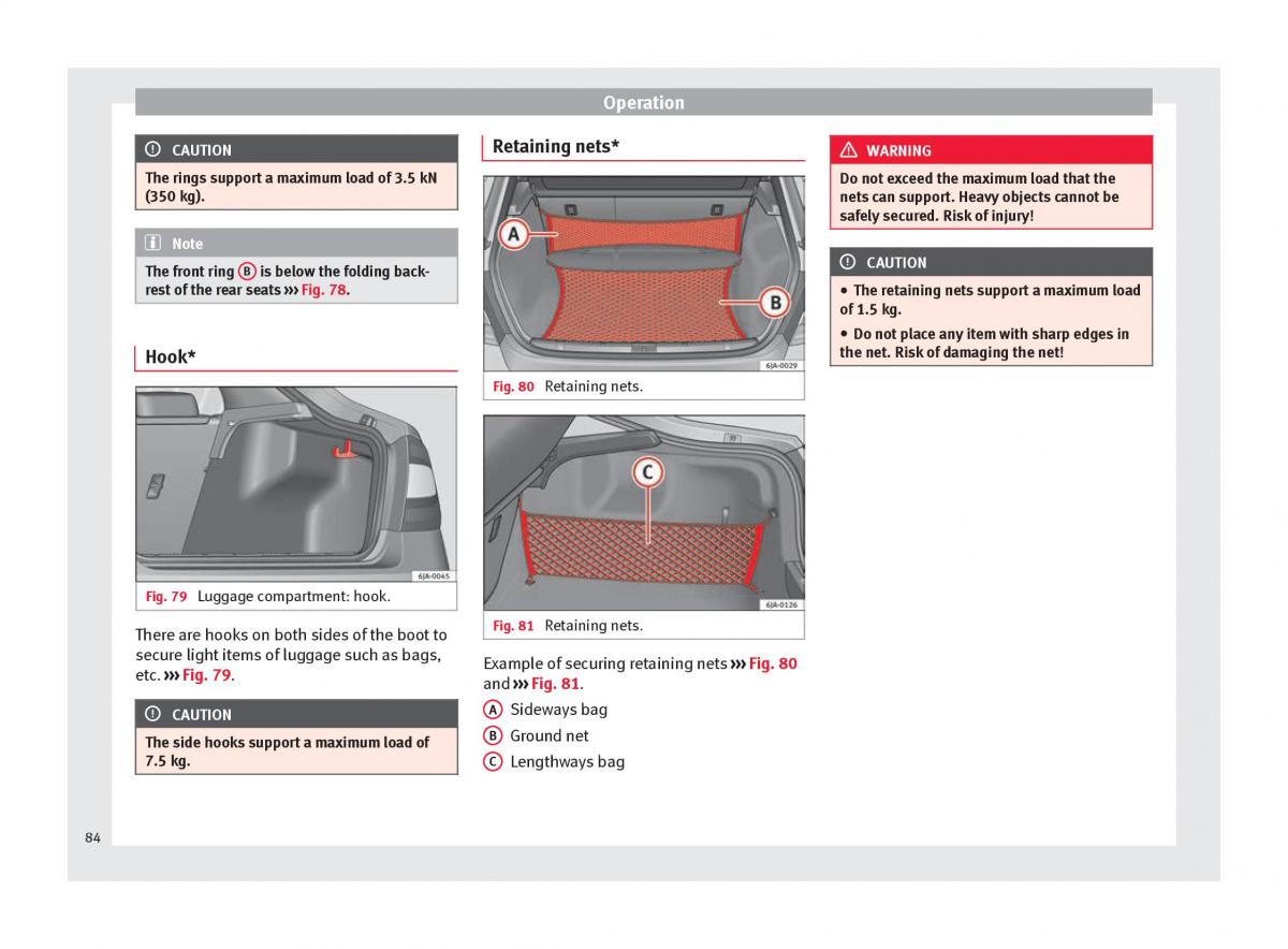 Seat Toledo IV 4 owners manual / page 86