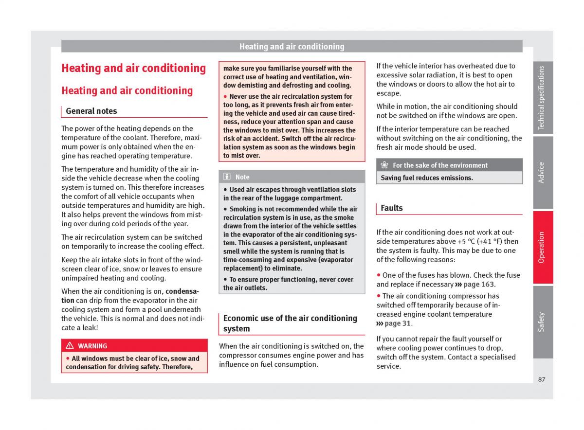 Seat Toledo IV 4 owners manual / page 89