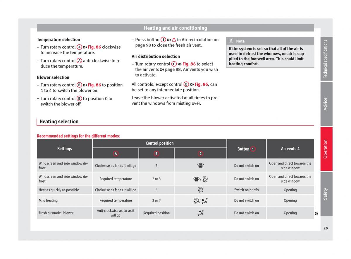 Seat Toledo IV 4 owners manual / page 91