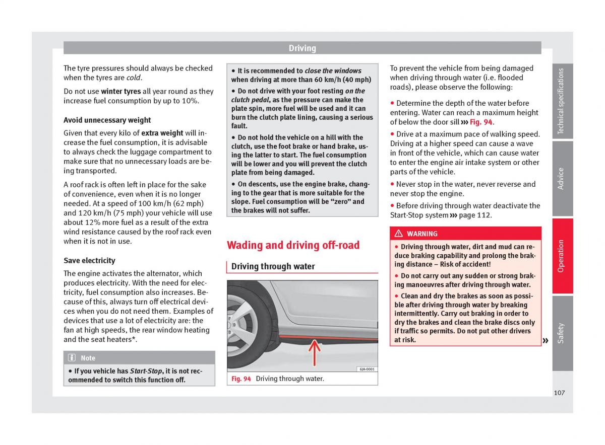 Seat Toledo IV 4 owners manual / page 109