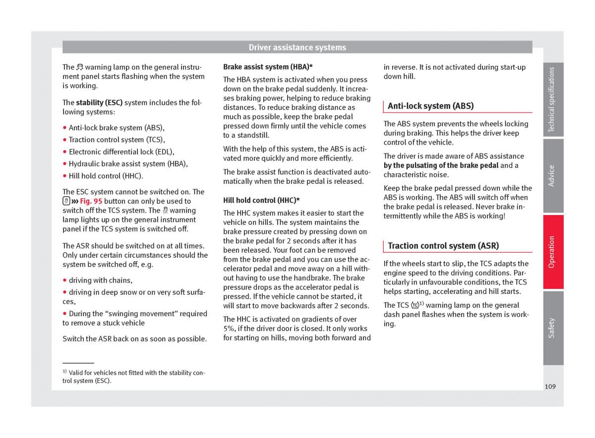 Seat Toledo IV 4 owners manual / page 111