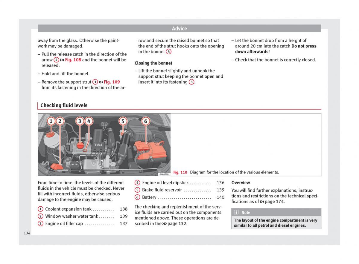 Seat Toledo IV 4 owners manual / page 136