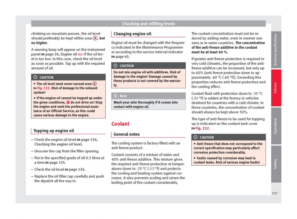 Seat Toledo IV 4 owners manual / page 139