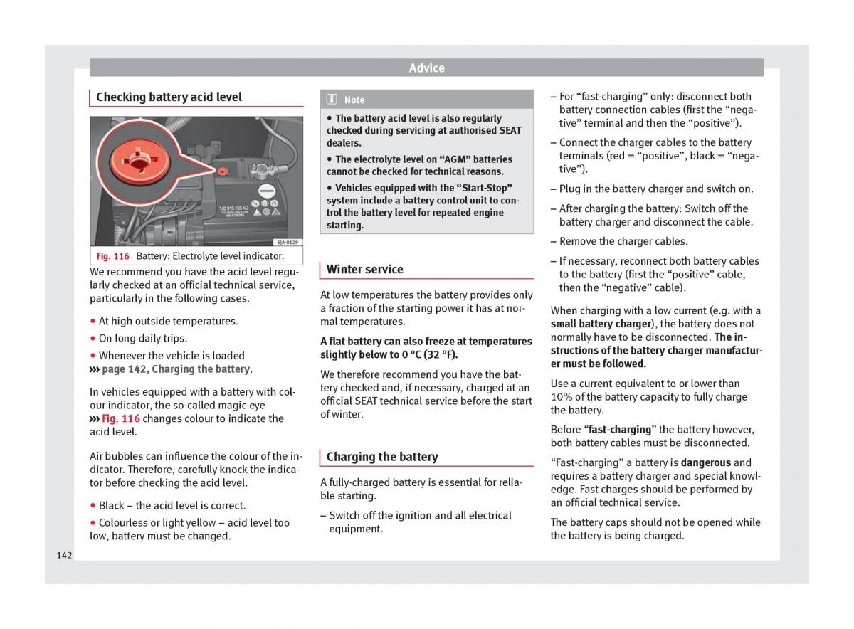 Seat Toledo IV 4 owners manual / page 144