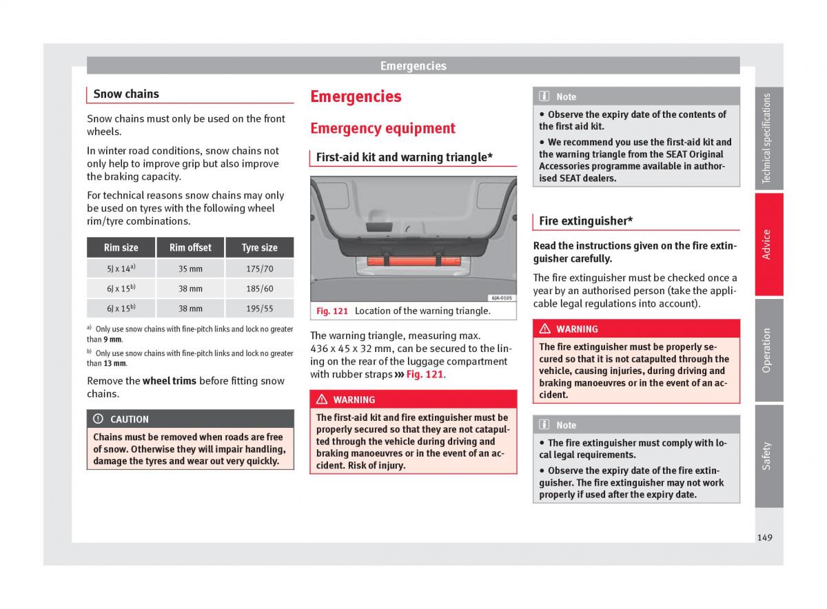 Seat Toledo IV 4 owners manual / page 151