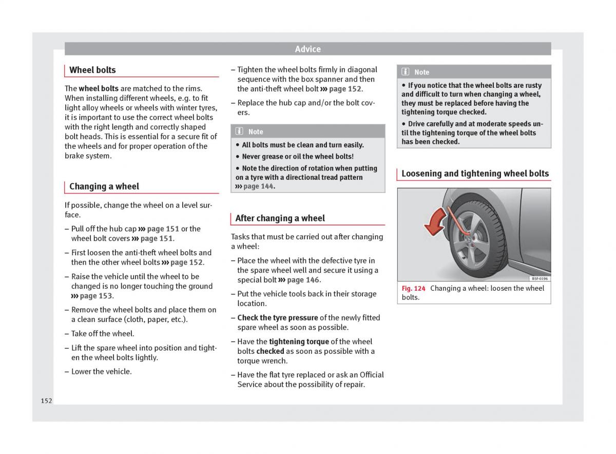 Seat Toledo IV 4 owners manual / page 154