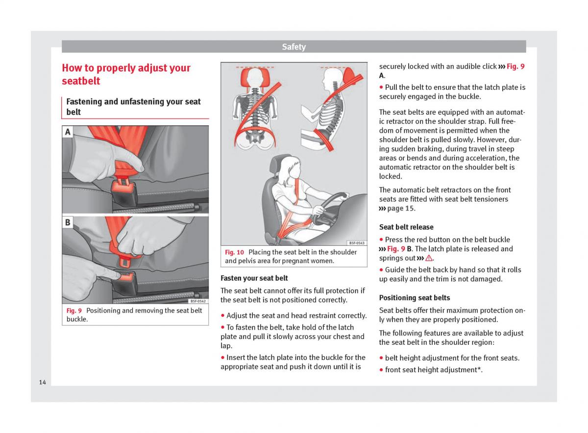 Seat Toledo IV 4 owners manual / page 16