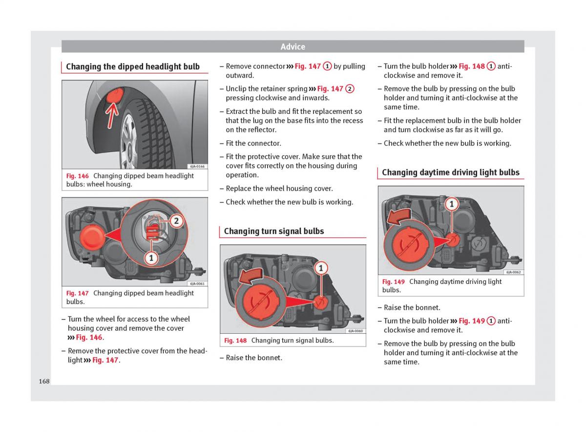 Seat Toledo IV 4 owners manual / page 170