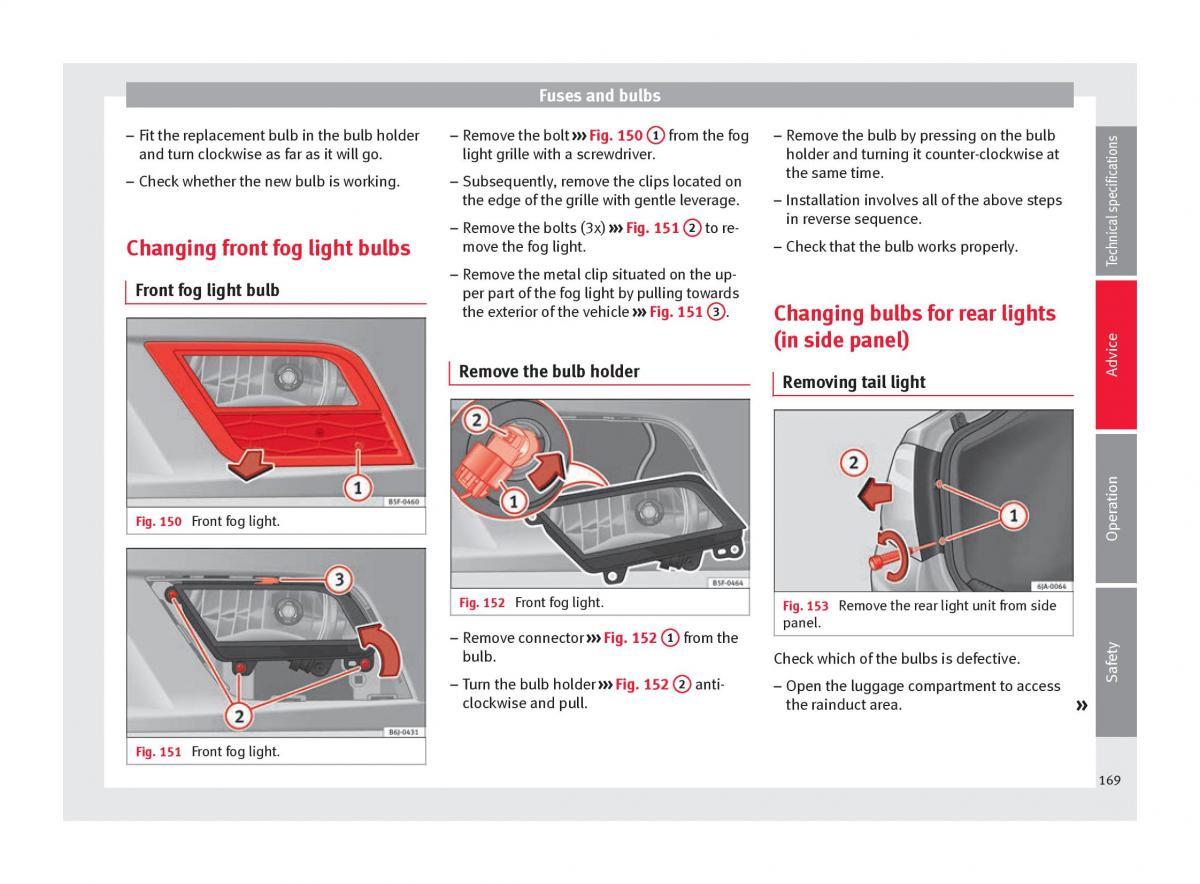 Seat Toledo IV 4 owners manual / page 171