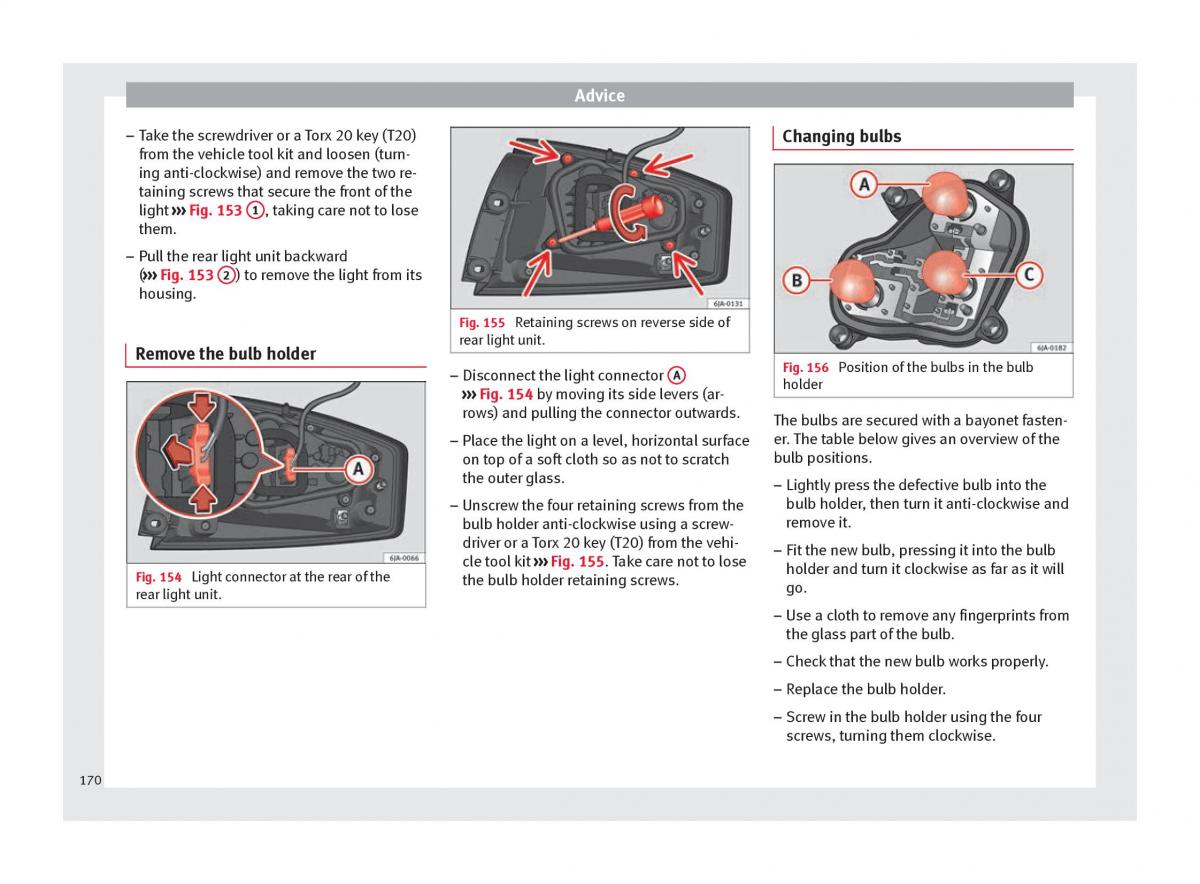 Seat Toledo IV 4 owners manual / page 172