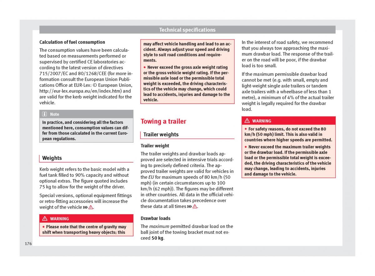 Seat Toledo IV 4 owners manual / page 178