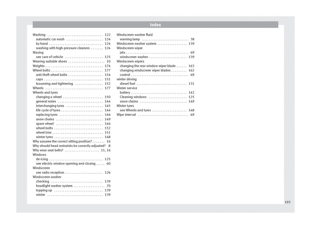 Seat Toledo IV 4 owners manual / page 195