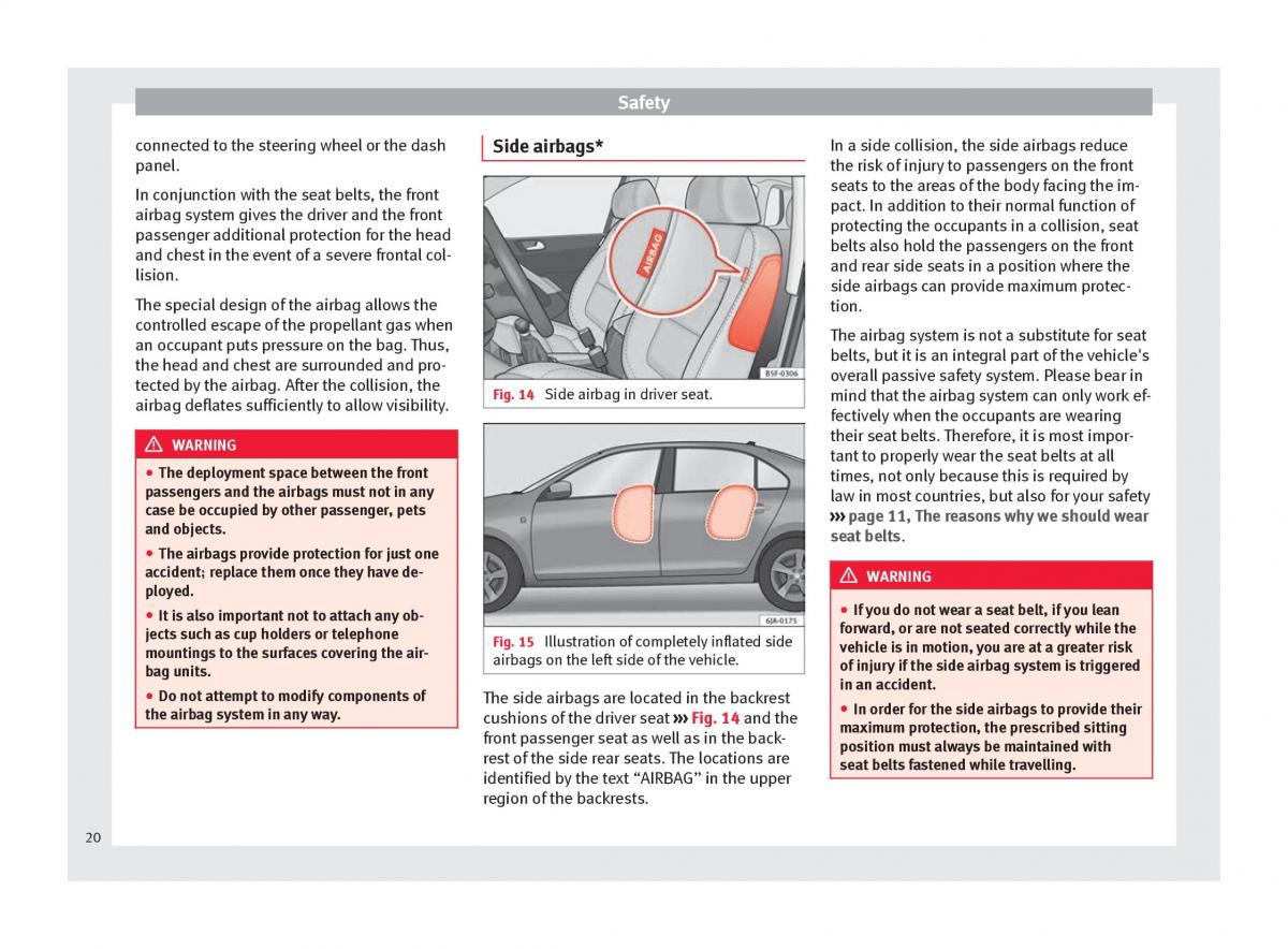 Seat Toledo IV 4 owners manual / page 22