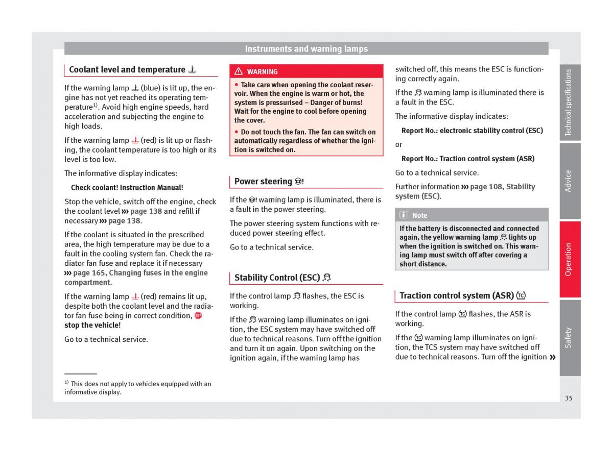 Seat Toledo IV 4 owners manual / page 37