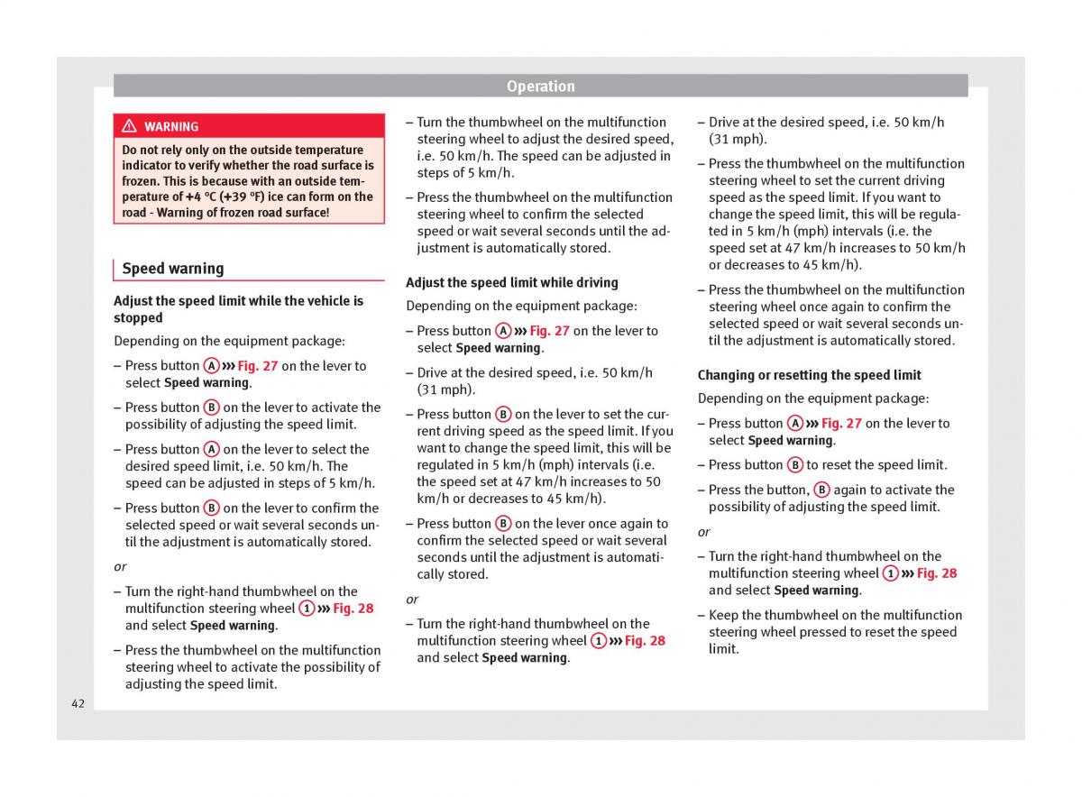 Seat Toledo IV 4 owners manual / page 44